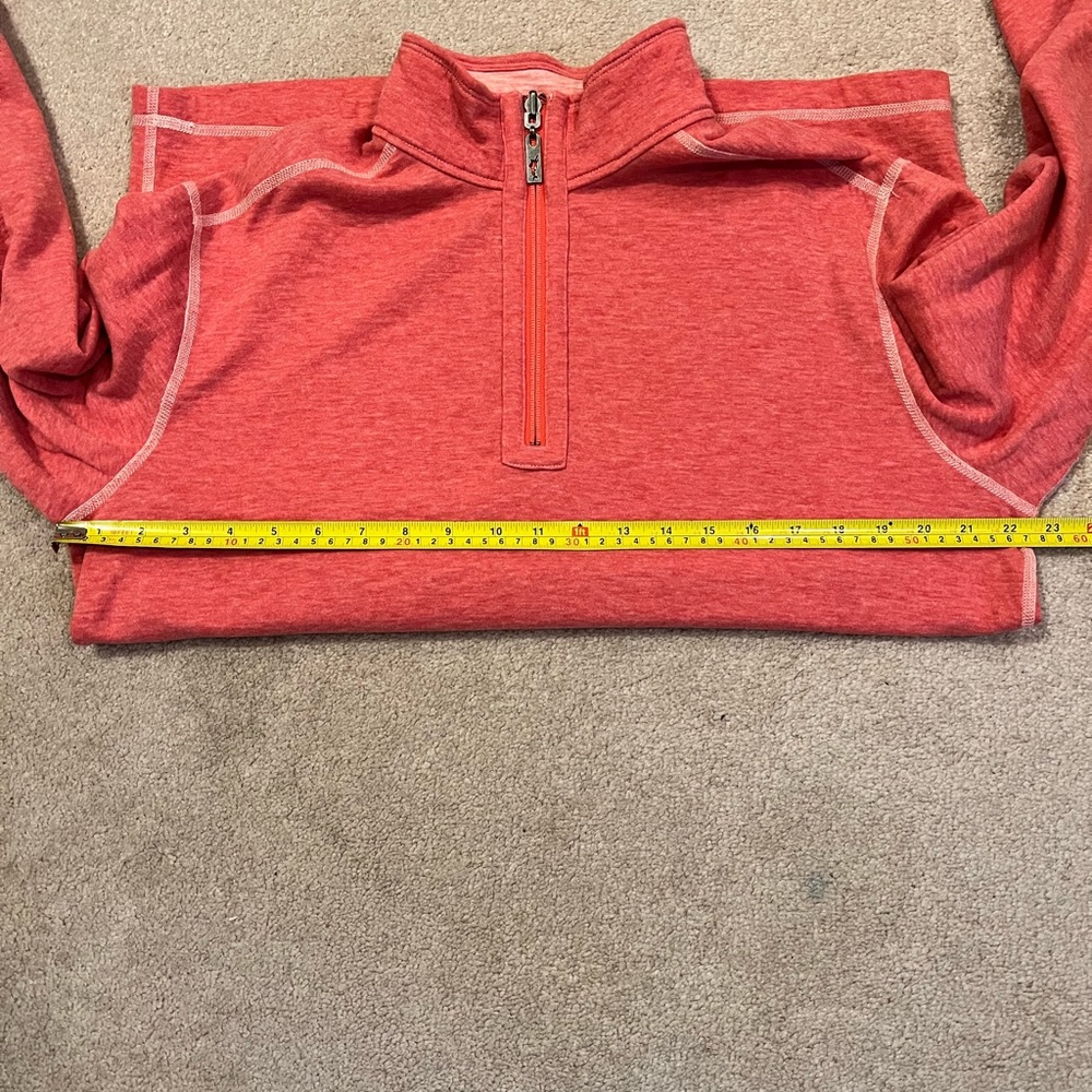 ~Tommy Bahama Tangerine Reversible 1/2 Zip Sz. L *EUC* MSRP: $129+tax retail - Picture 6 of 11